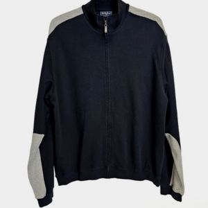 Bobby Jones Players Peruvian Pima Cotton Full Zip Lightweight Jacket, EUC, sz XL